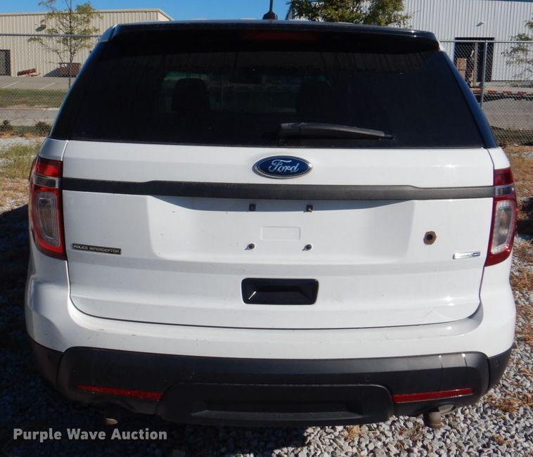 image for item DL0150 2015 Ford Explorer Police Interceptor  SUV