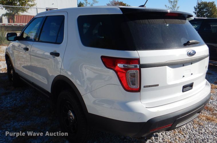 image for item DL0150 2015 Ford Explorer Police Interceptor  SUV
