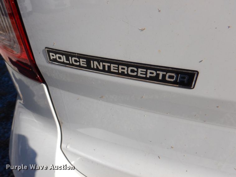 image for item DL0150 2015 Ford Explorer Police Interceptor  SUV
