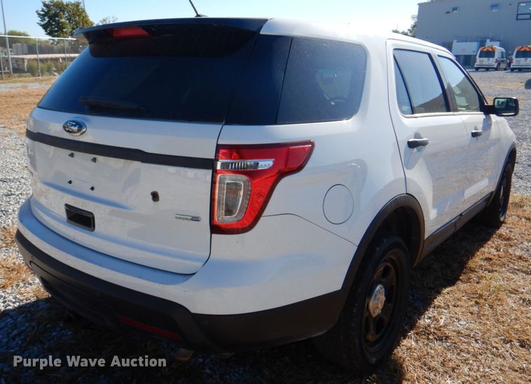 image for item DL0151 2015 Ford Explorer Police Interceptor  SUV