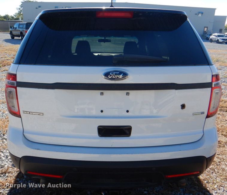image for item DL0151 2015 Ford Explorer Police Interceptor  SUV