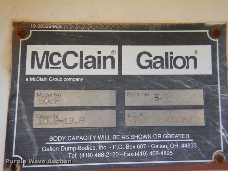 image for item DL0581 2003 International 7400  dump truck