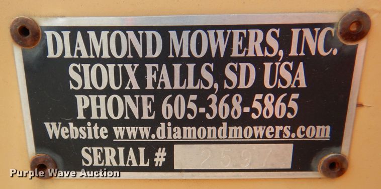 image for item DL0585 Diamond  excavator mower