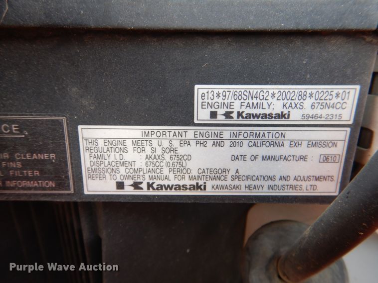 image for item DL0588 2010 Bad Boy  ZTR lawn mower