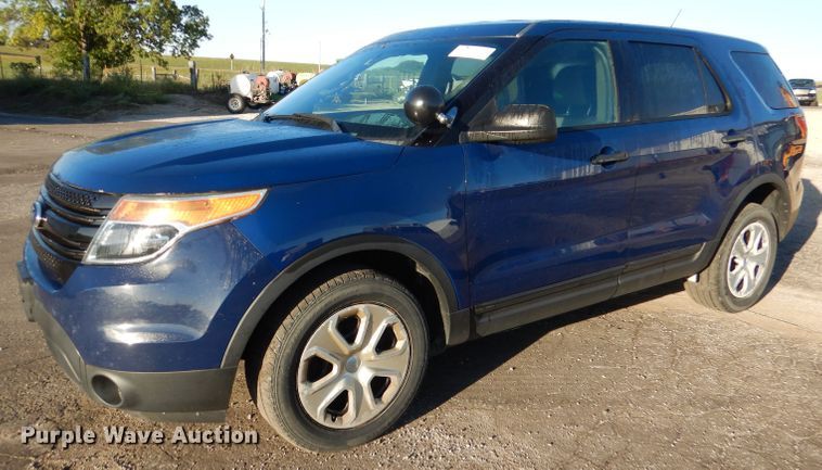 image for item DL3142 2014 Ford Explorer Police Interceptor  SUV