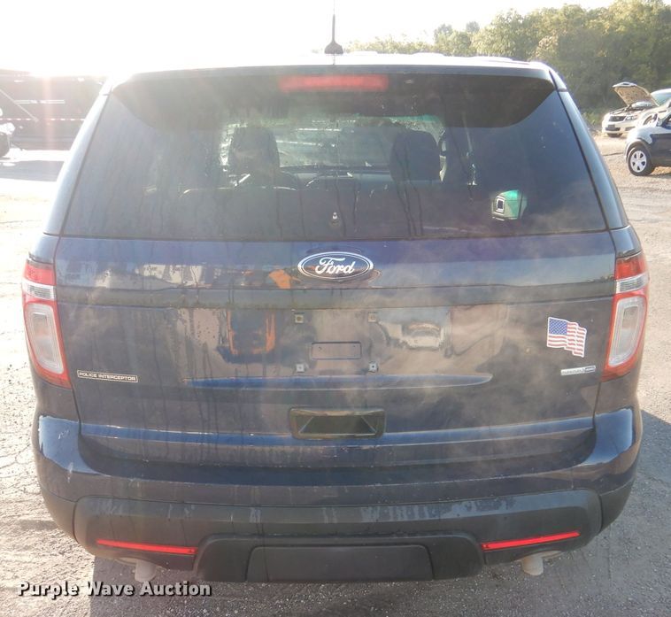 image for item DL3142 2014 Ford Explorer Police Interceptor  SUV