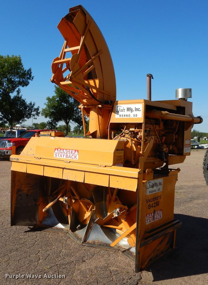 image for item DL6314 Fair Snocrete 842SI  snow blower
