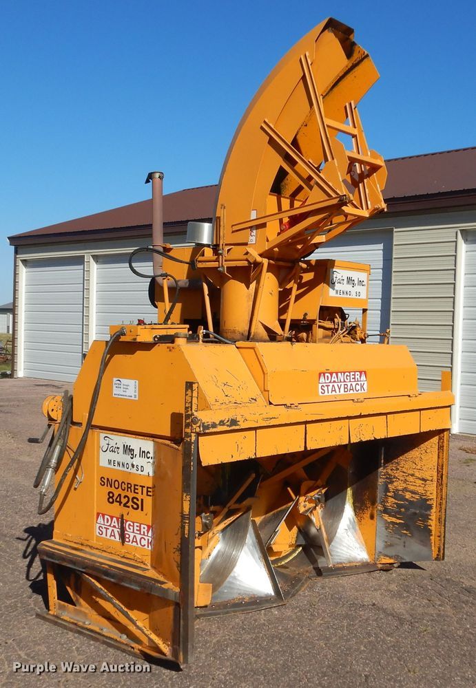 image for item DL6314 Fair Snocrete 842SI  snow blower