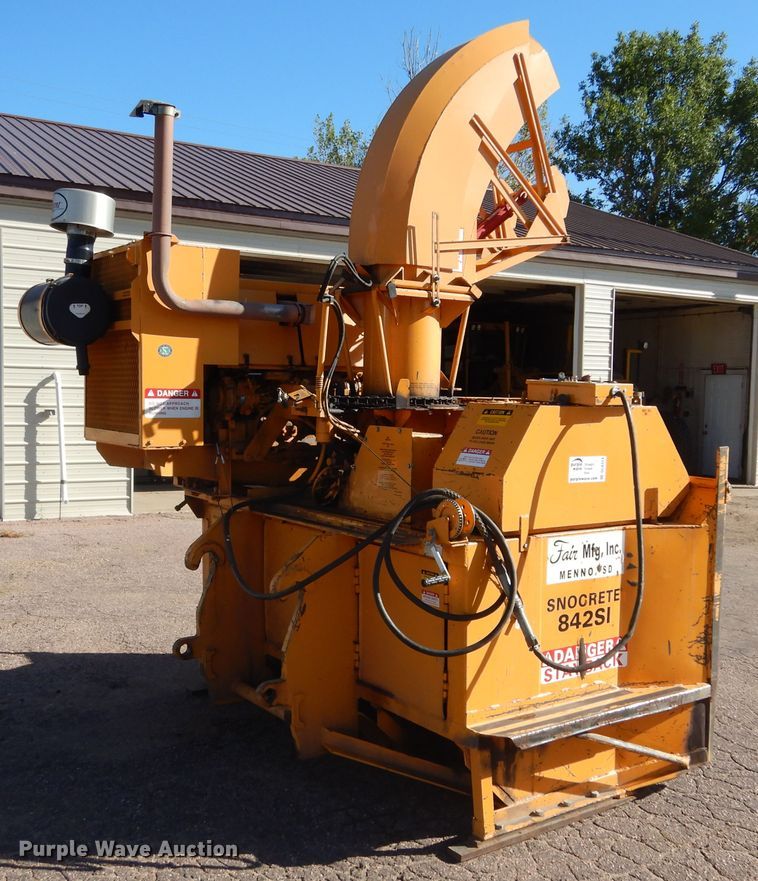 image for item DL6314 Fair Snocrete 842SI  snow blower