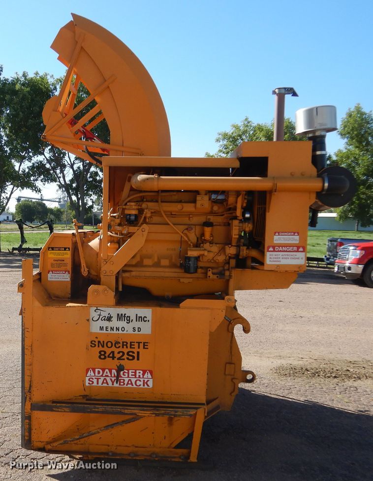 image for item DL6314 Fair Snocrete 842SI  snow blower