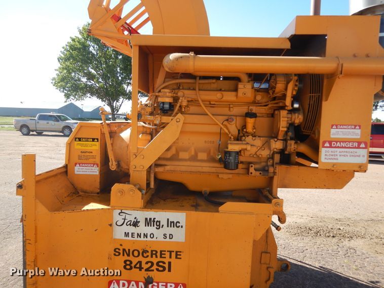 image for item DL6314 Fair Snocrete 842SI  snow blower