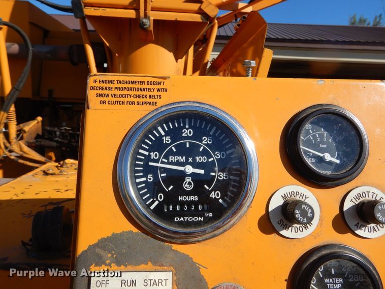 image for item DL6314 Fair Snocrete 842SI  snow blower