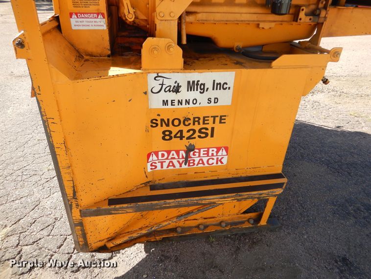image for item DL6314 Fair Snocrete 842SI  snow blower