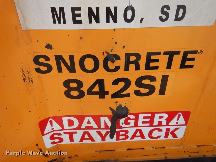 image for item DL6314 Fair Snocrete 842SI  snow blower