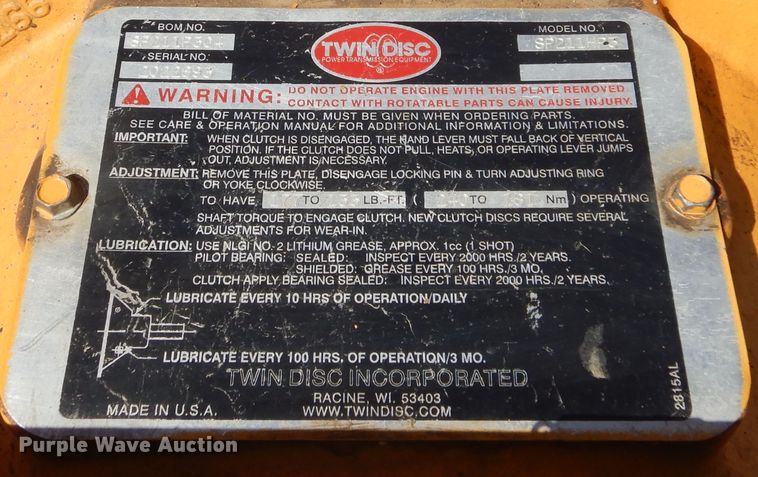 image for item DL6314 Fair Snocrete 842SI  snow blower