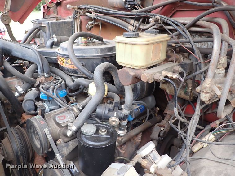 image for item DN2129 1990 Ford F800  pumper fire truck