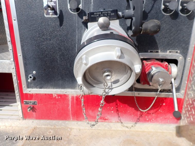 image for item DN2129 1990 Ford F800  pumper fire truck