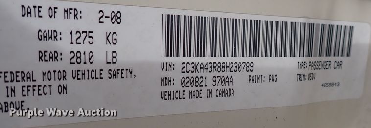 image for item DN2147 2008 Chrysler 300