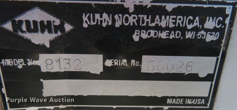 image for item DN5986 Kuhn 8132  manure spreader bed