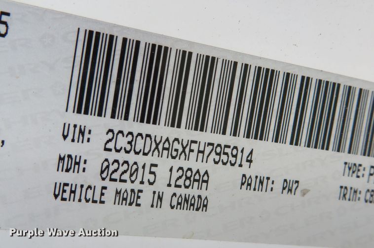 image for item DN5994 2015 Dodge Charger Police