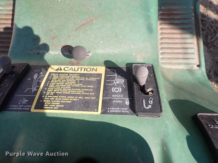 image for item EV9921 John Deere 185  lawn mower