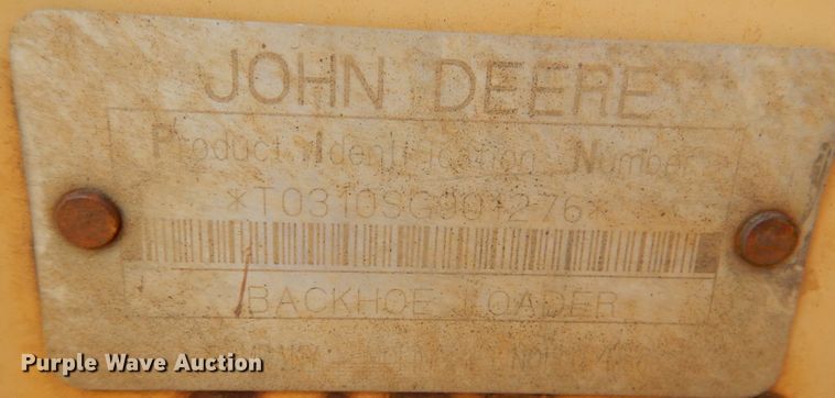 image for item IR9171 2001 John Deere 310SG  backhoe