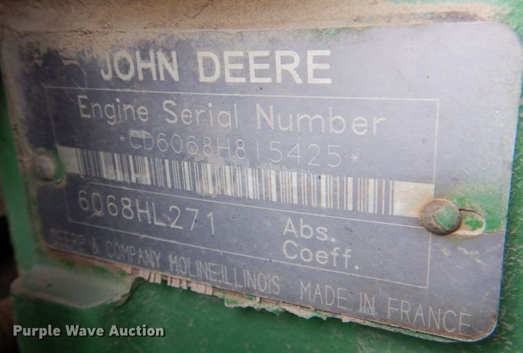 image for item IR9175 2003 John Deere 6615  tractor