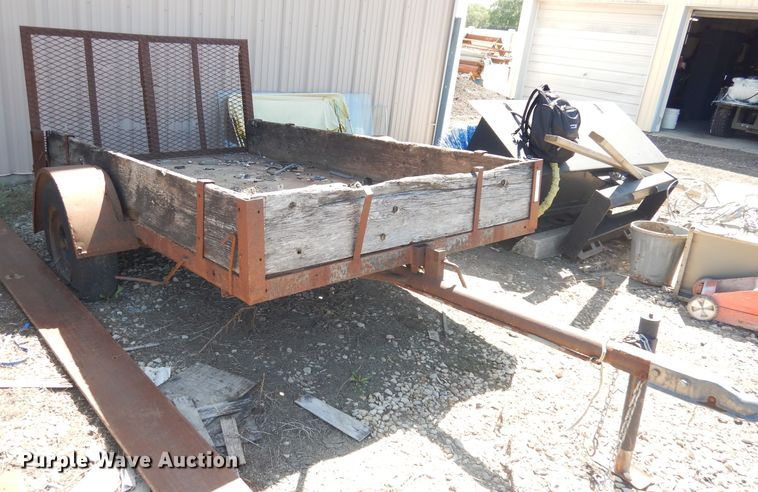 image for item KC9204 Shop built tilt deck utility trailer