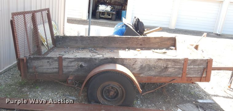 image for item KC9204 Shop built tilt deck utility trailer