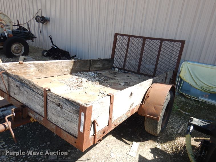 image for item KC9204 Shop built tilt deck utility trailer