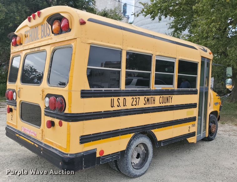 image for item KC9573 1996 Chevrolet C30 Bluebird  school bus