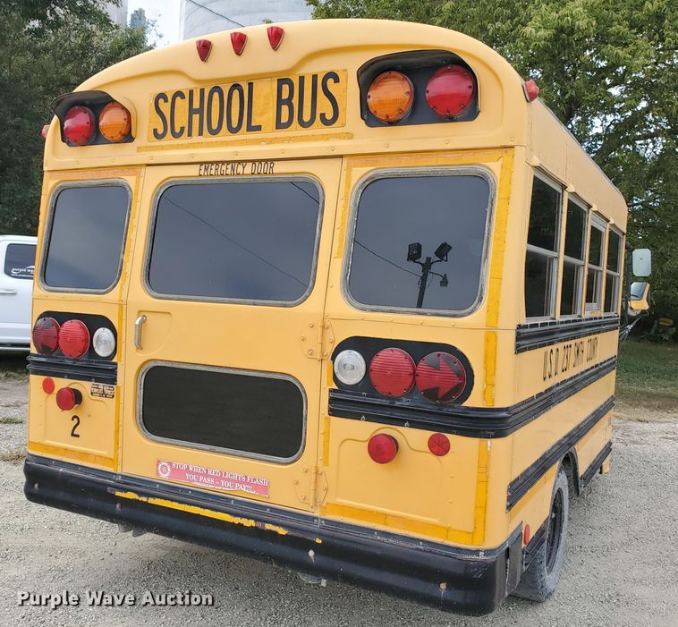 image for item KC9573 1996 Chevrolet C30 Bluebird  school bus