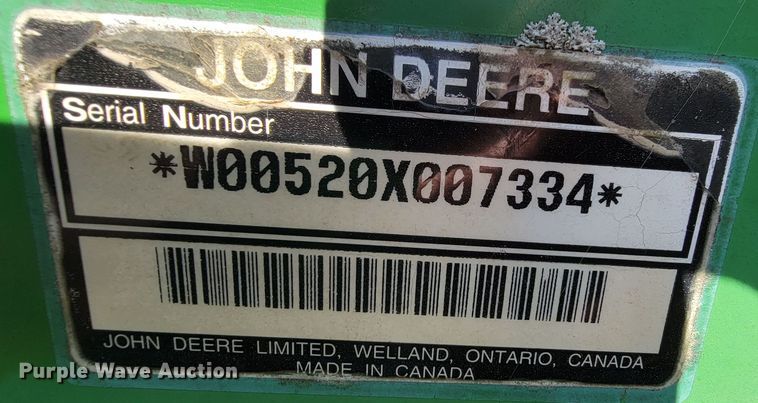 image for item KD9583 1995 John Deere 5200  tractor