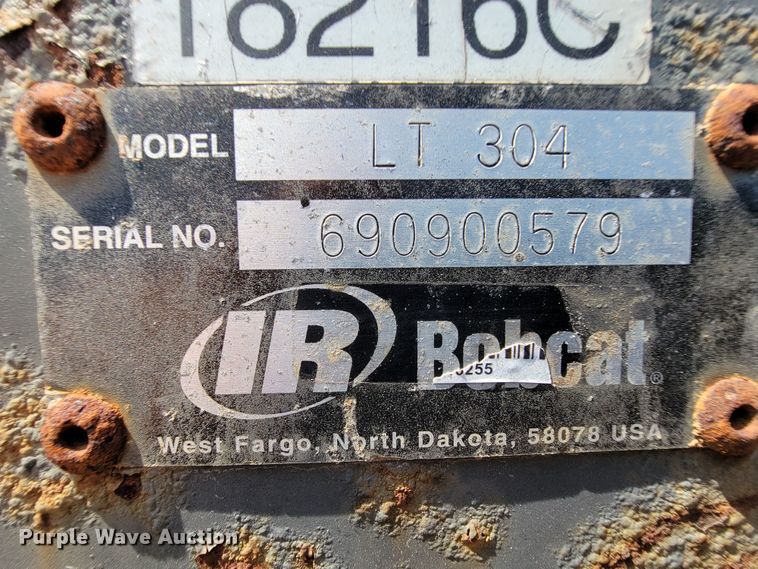 image for item KD9590 Bobcat LT304 skid steer trencher