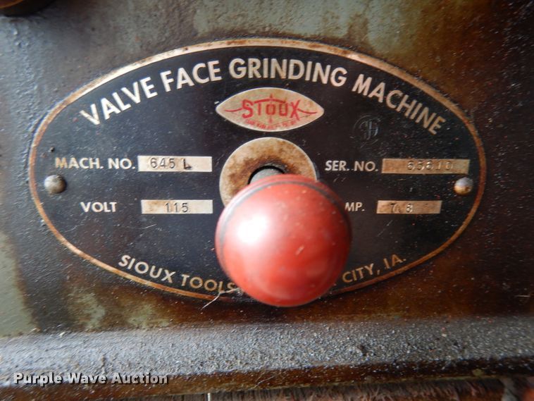 image for item KI9490 Sioux tools 645L valve face grinder
