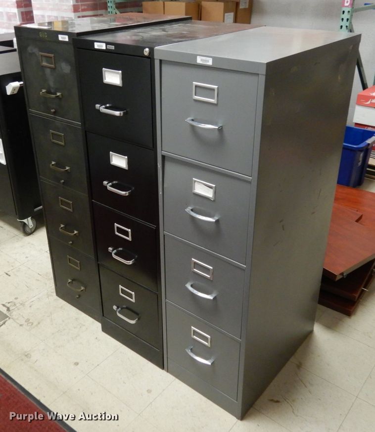 image for item KI9507 (3) filing cabinets