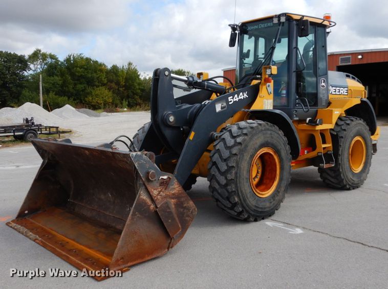 image for item KI9535 2016 John Deere 544K  wheel loader