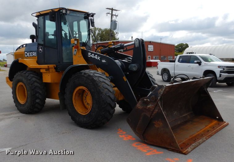 image for item KI9535 2016 John Deere 544K  wheel loader