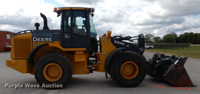 image for item KI9535 2016 John Deere 544K  wheel loader