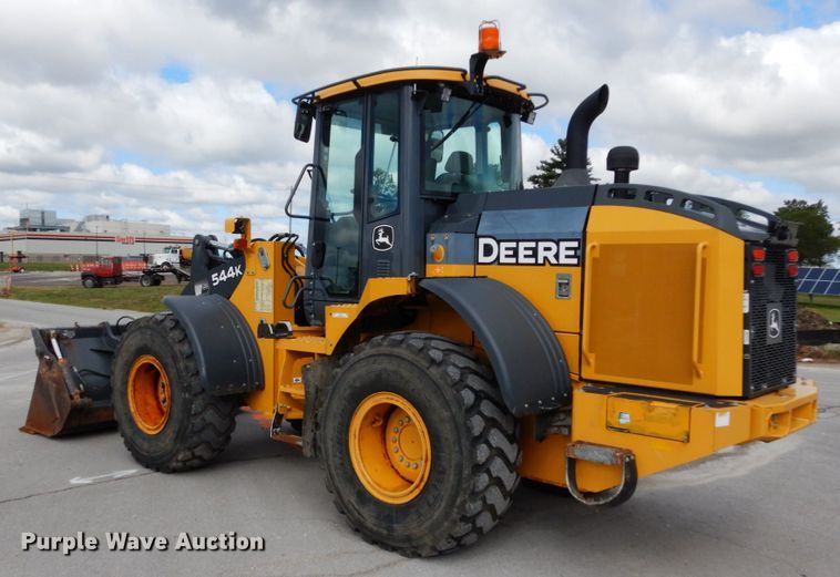 image for item KI9535 2016 John Deere 544K  wheel loader