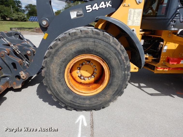 image for item KI9535 2016 John Deere 544K  wheel loader