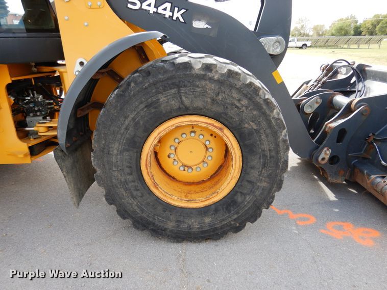 image for item KI9535 2016 John Deere 544K  wheel loader