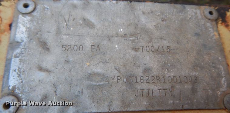 image for item KI9539 1994 Maxwell  utility trailer