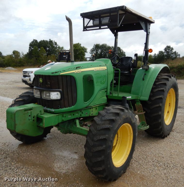 image for item KI9545 2002 John Deere 6420  MFWD tractor