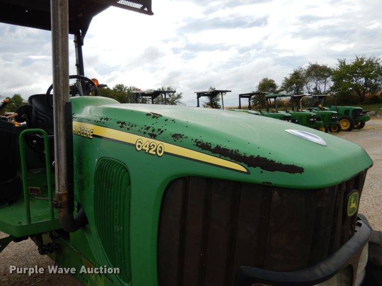 image for item KI9545 2002 John Deere 6420  MFWD tractor
