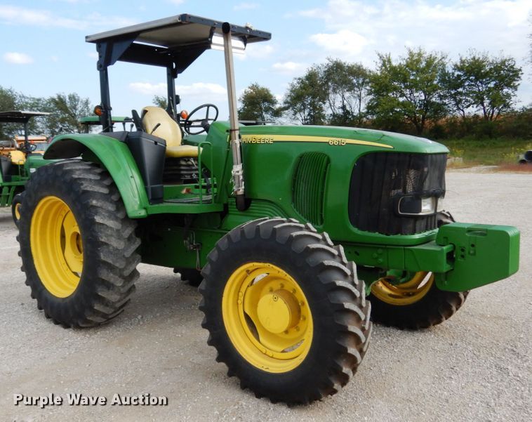 image for item KI9548 John Deere 6615  MFWD tractor