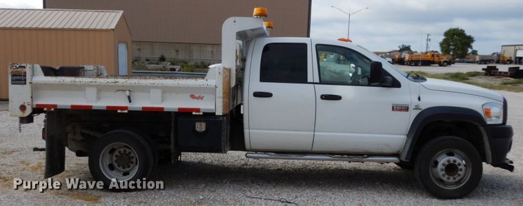 image for item KI9553 2009 Dodge Ram 5500 Heavy Duty  Quad Cab dump truck