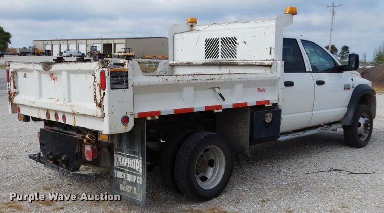 image for item KI9553 2009 Dodge Ram 5500 Heavy Duty  Quad Cab dump truck