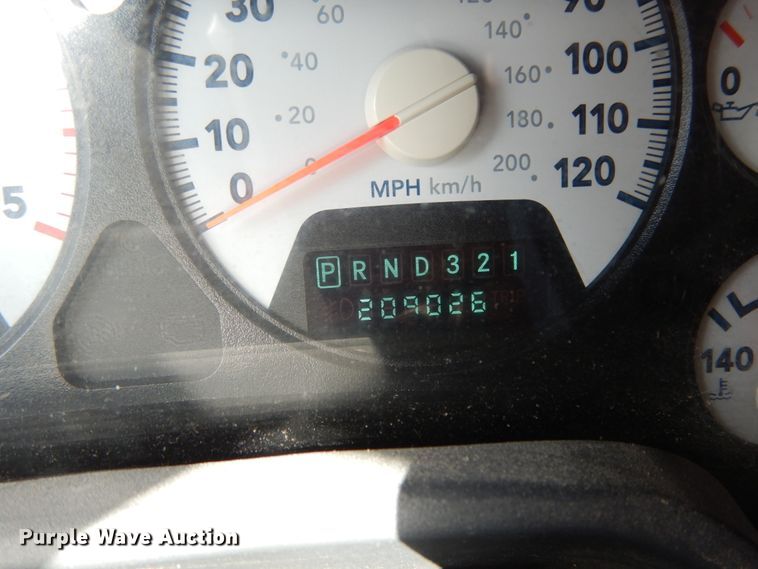 image for item KI9553 2009 Dodge Ram 5500 Heavy Duty  Quad Cab dump truck