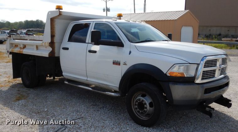 image for item KI9554 2011 Dodge Ram 5500 Heavy Duty  Crew Cab dump truck